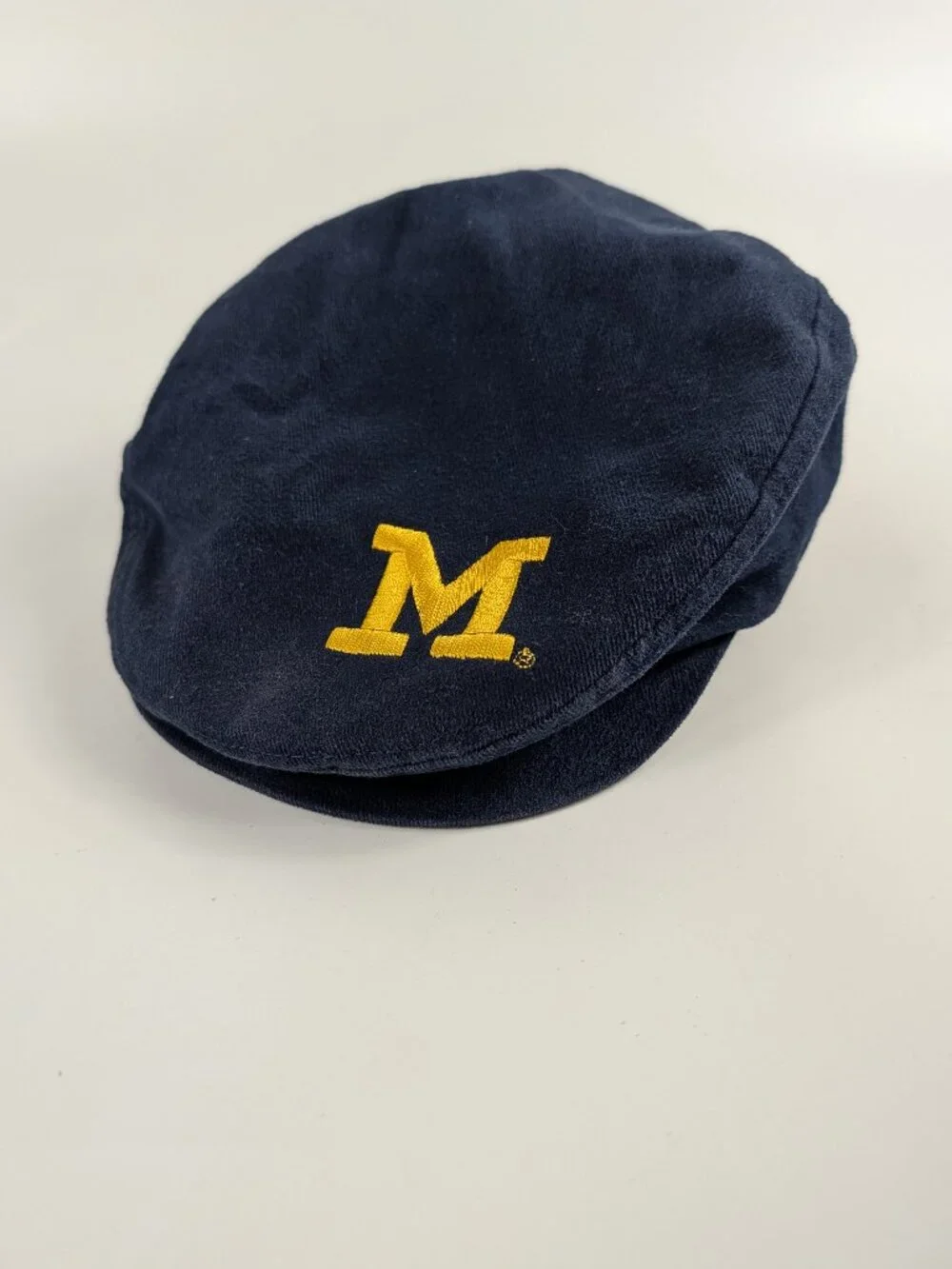 Vintage Top Of The World University of Michigan Newsboy Cabbie Hat Taiwan Sz M/L